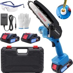 Alternative view of 6-Inch Mini Chainsaw Cordless, Handheld Electric Power Chain Saw