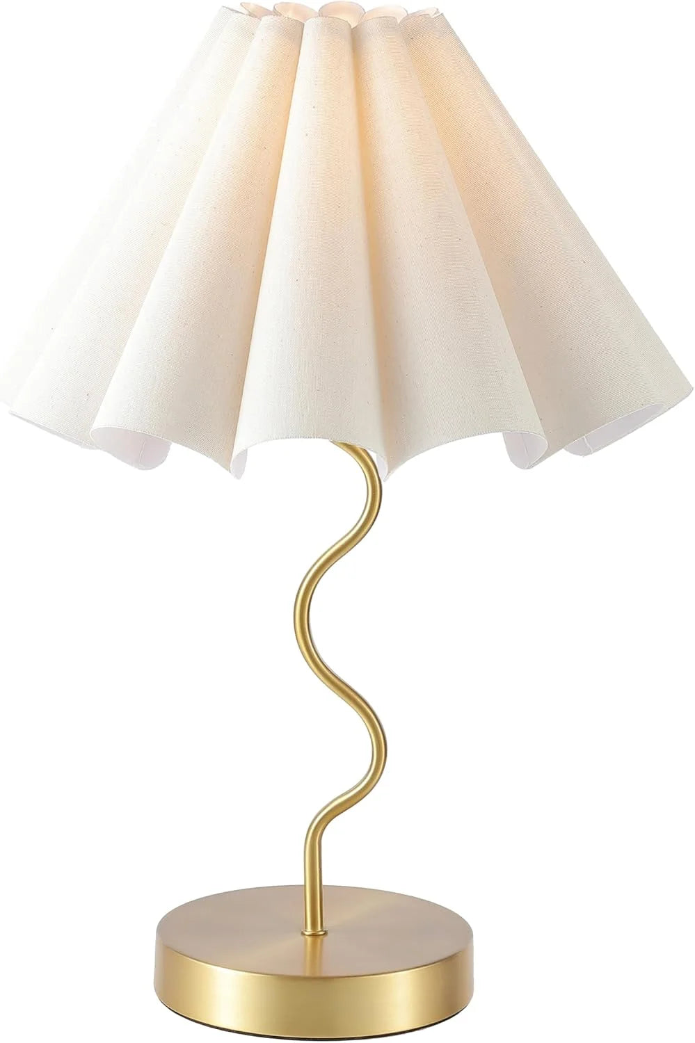 New Arrivals Pleated Table Lamp, Modern Lamp for Bedroom Home Office Decor - Image 3