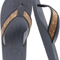 Alternative view of Mens Flip Flops Comfortable Arch Support Waterproof Thong Sandals