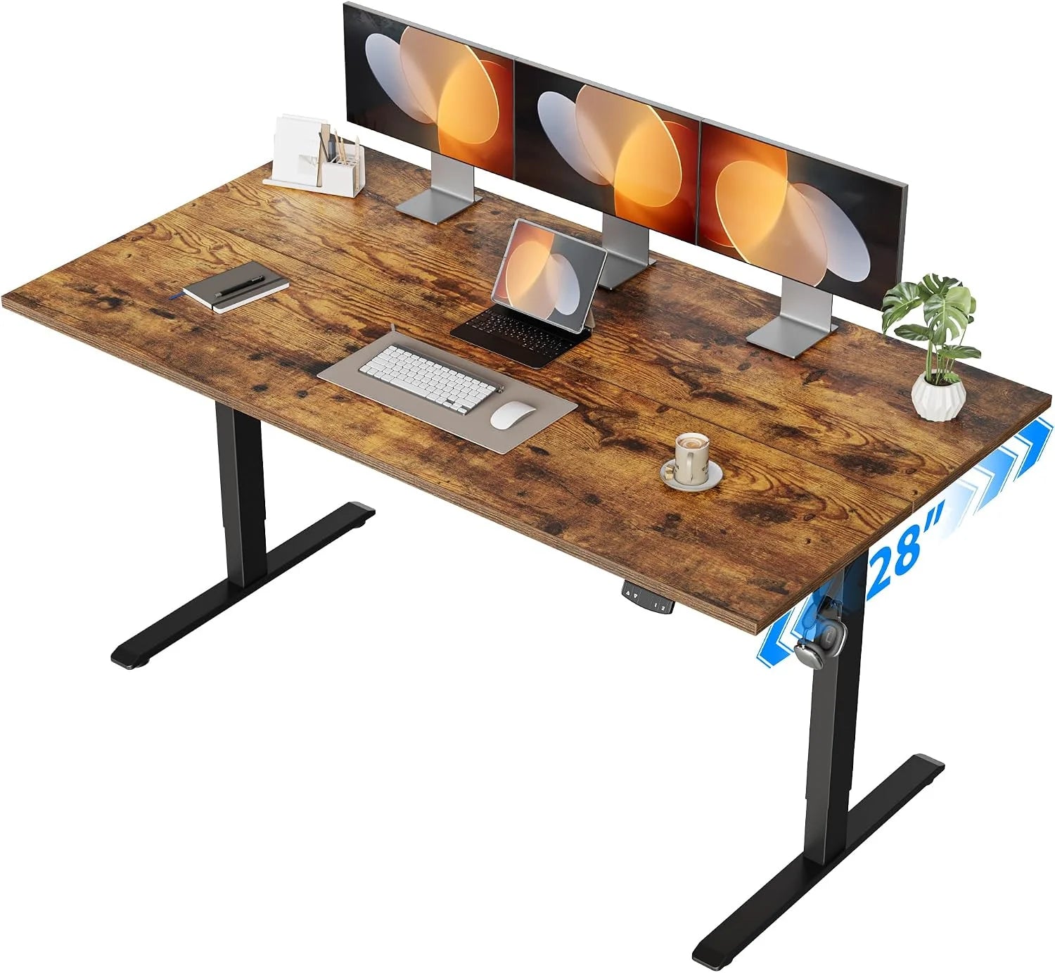 New Arrivals Electric Standing Desk, 48 x 24 Inches Height Adjustable Desk - Image 38