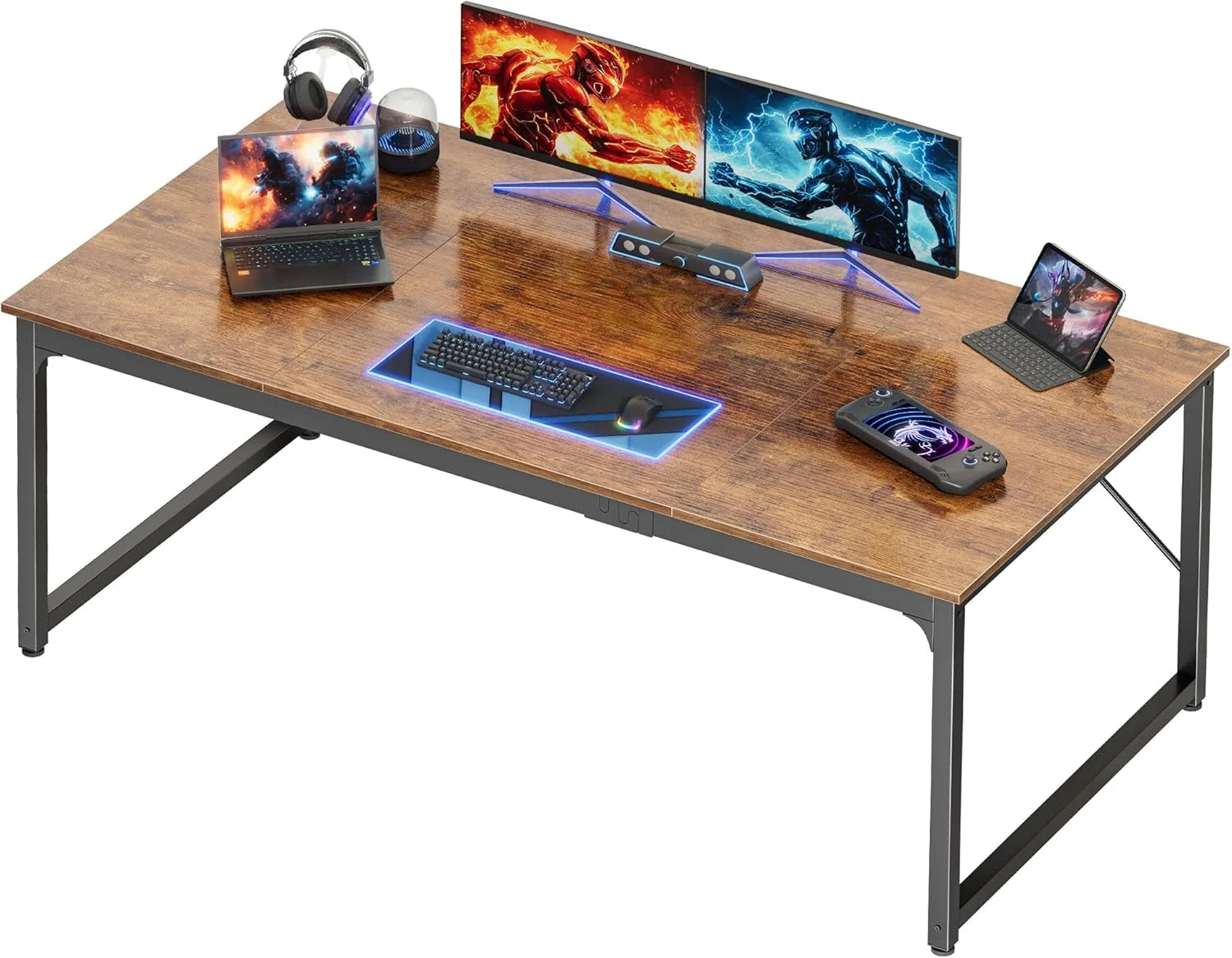 New Arrivals 47 X 24 Inch Computer Desk with Deeper Desktop, Gaming Office Writing Work Desk for Home Office - Image 3