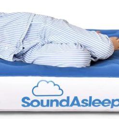 Dream Series Luxury Air Mattress with ComfortCoil Technology & Built-in High Capacity Pump for Home