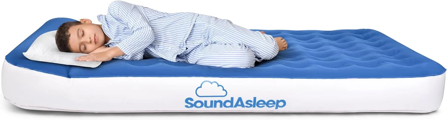 Dream Series Luxury Air Mattress with ComfortCoil Technology & Built-in High Capacity Pump for Home