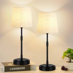 Alternative view of Cordless Table Lamps Set of 2 ¨C Battery Operated Lamp with 7500mAh Rechargeable Battery, Dimmable, Bulb Included bifanuoyard