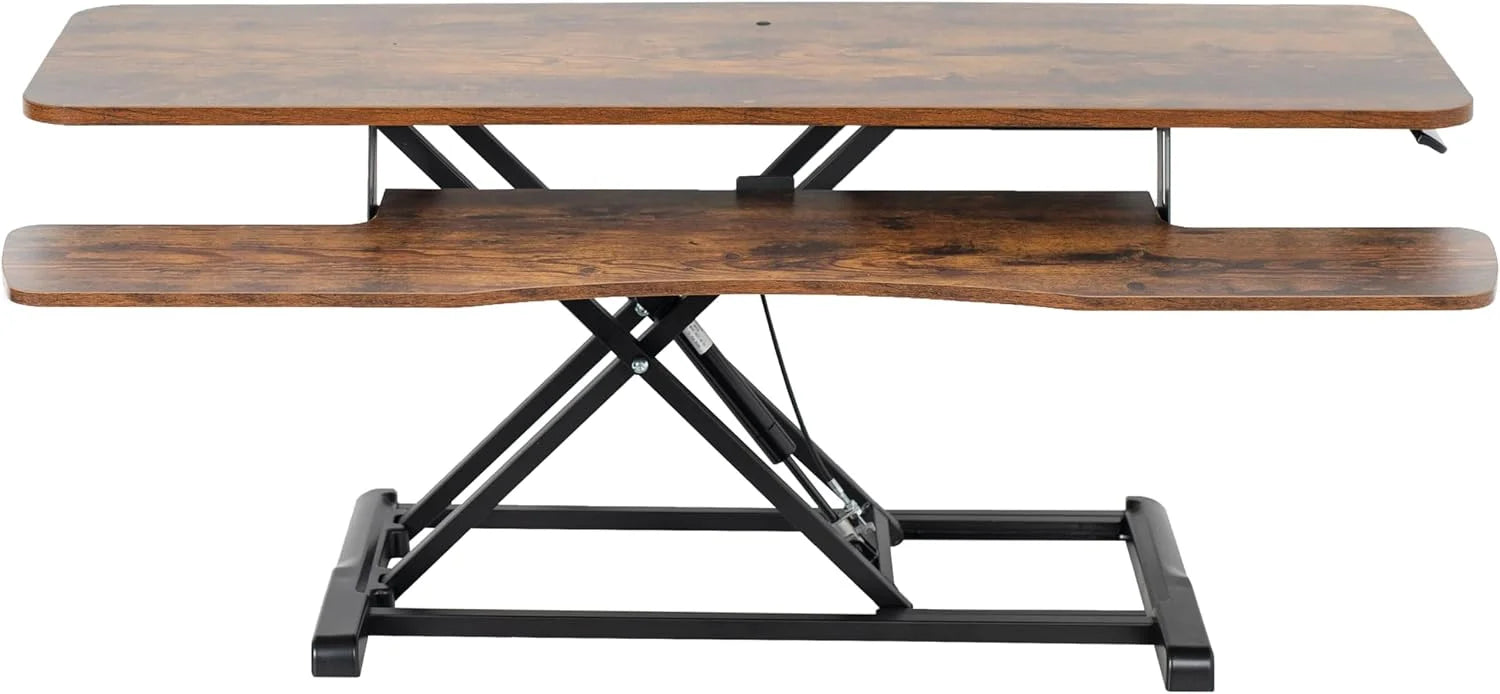 New Arrivals 32 inch Desk Converter, K Series, Height Adjustable Sit to Stand Riser, DESK-V000K - Image 18