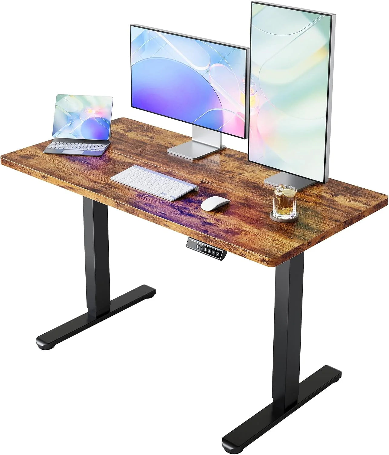 HUANUO 32 Small Electric Standing Desk Adjustable Height, 4 Memory Height Settings bifanuoyard - Image 38