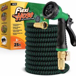 Alternative view of New Arrivals Hose with 8 Function Nozzle, 50FT " Lightweight Expandable Garden Hose, No-Kink Flexibility