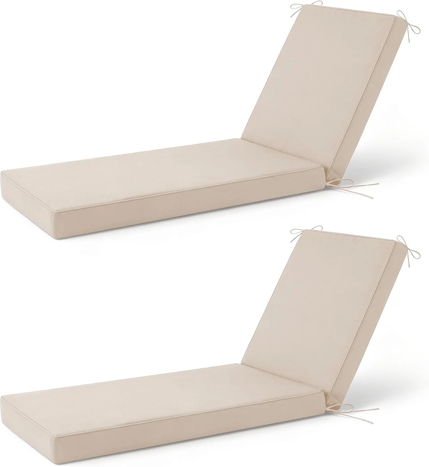 New Arrivals Chaise Lounge Cushions Outdoor, 72x 21x 3 Inch Waterproof & Fade-Resistant Lounge Chair Cushion - Image 2