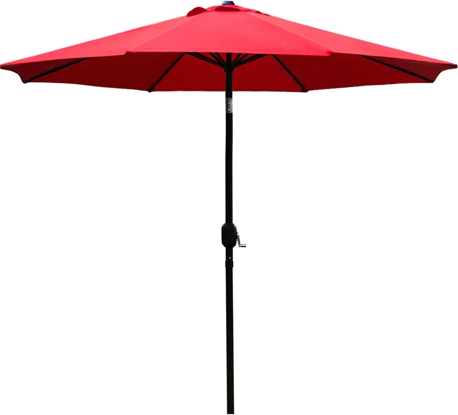 Sunnyglade 9" Patio Umbrella Outdoor Table Umbrella with 8 Ribs Tan - Image 9