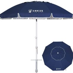 Alternative view of New Arrivals AMMSUN 8 Feet Large Beach Umbrella with Sand Anchor Heavy Duty High Wind