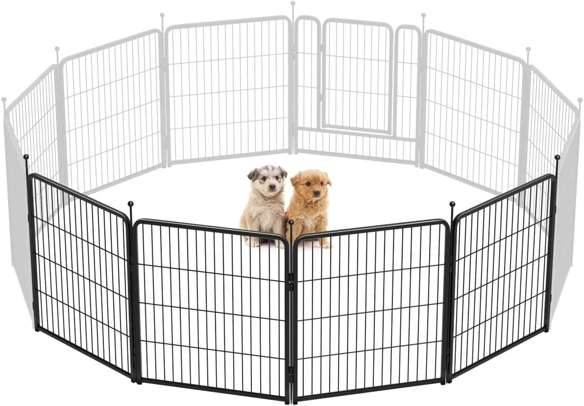 New Arrivals Rollick Dog Playpen, Indoor, 24 H, 8 Panels - Image 88