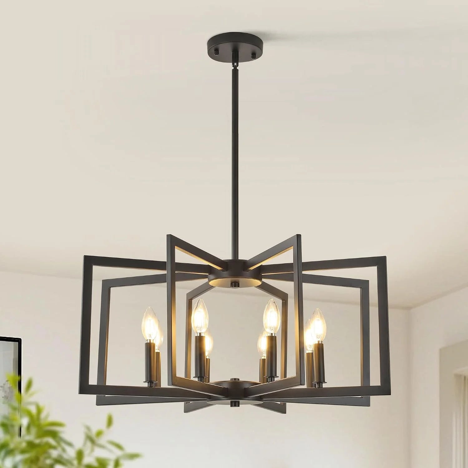 New Arrivals 6-Light Gold Pendant Light, Modern Farmhouse Dining Room Light Fixtures Over Table - Image 10
