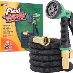 Alternative view of New Arrivals Hose Expandable Garden Hose with 8 Function Nozzle, 100FT, Lightweight Retractable Garden Hose