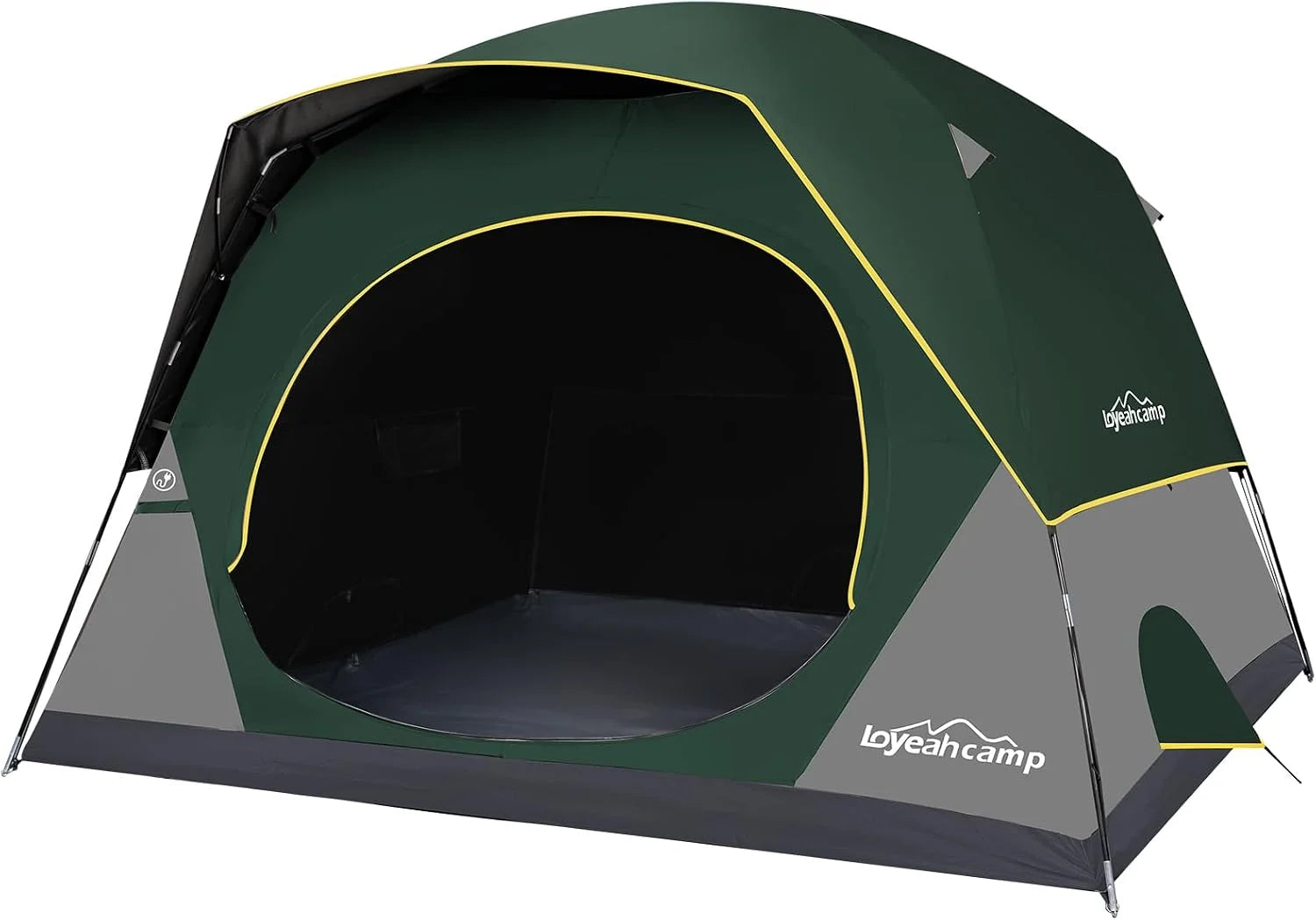 Tent 4/6 Person Blackout Camping Tent with Rainfly, Waterproof Portable Double Layer Family Dome Tent - Image 5