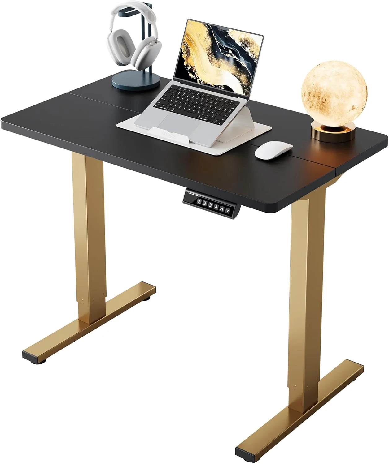 HUANUO 32 Small Electric Standing Desk Adjustable Height, 4 Memory Height Settings bifanuoyard - Image 25