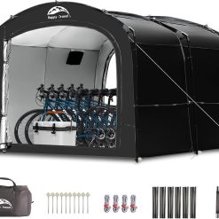 New Arrivals Travel Bike Storage Shed Tent, Waterproof Portable Bicycle Cover Shed