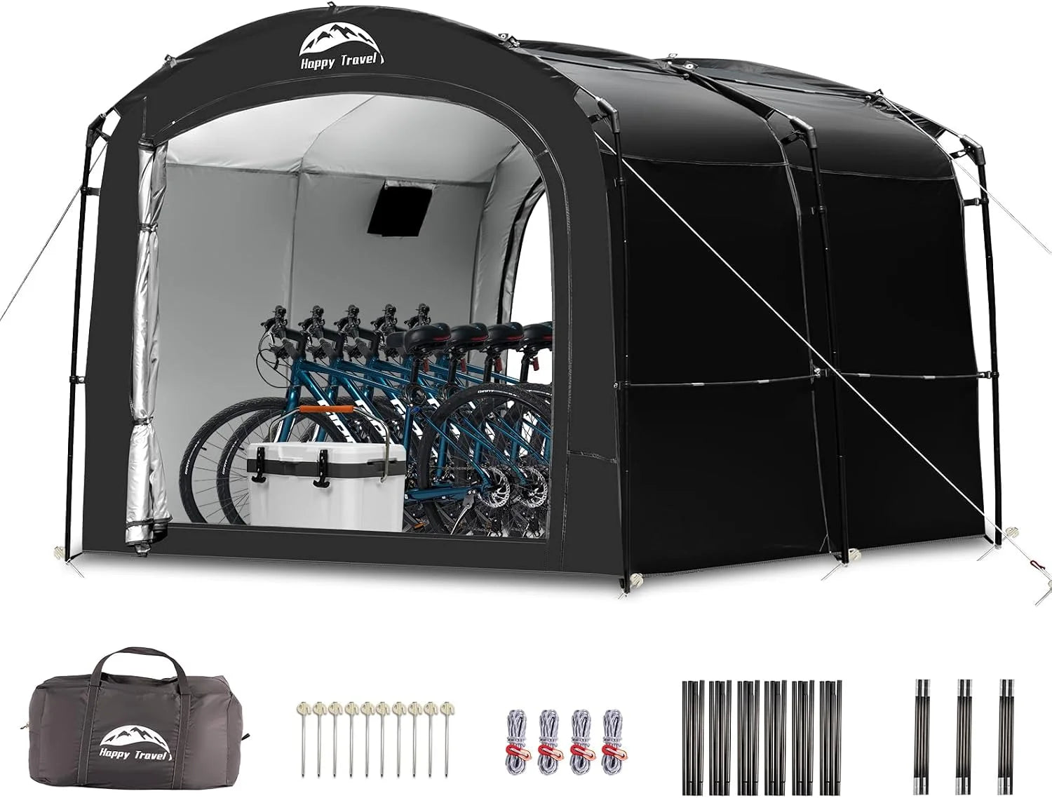 New Arrivals Travel Bike Storage Shed Tent, Waterproof Portable Bicycle Cover Shed