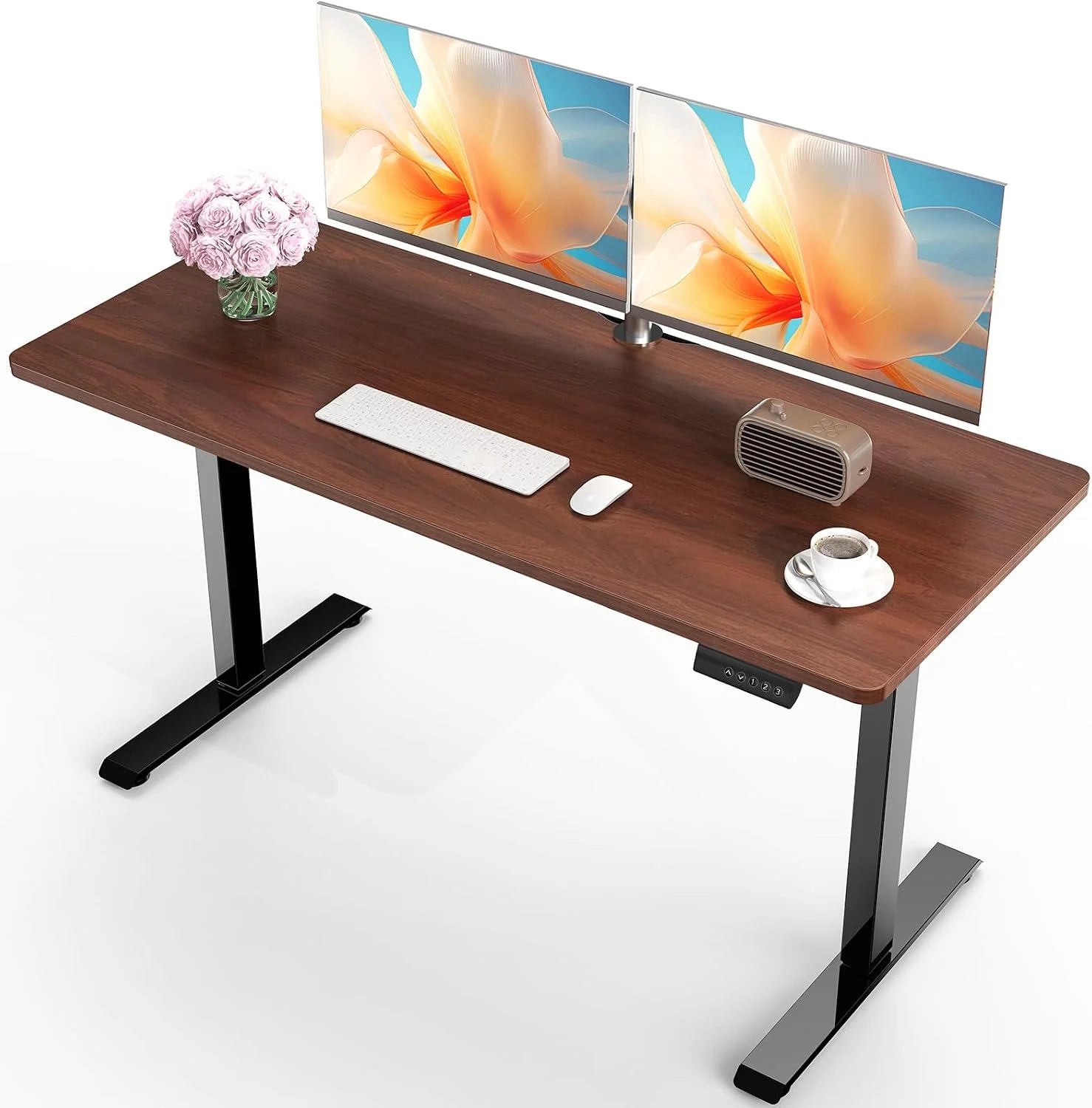 Veken 55 Inch Large Electric Standing Desk, Gaming Table, Height Adjustable Sit Stand Up Computer Tables for Home Office bifanuoyard - Image 3