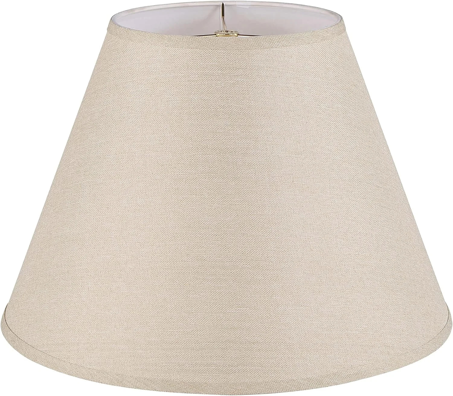 Aspen Creative 38001A Collapsible Traditional Handsewn Bell Shape Spider Construction Lamp Shade in Wheat bifanuoyard