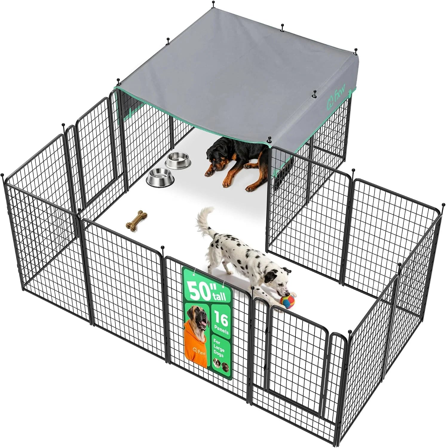 New Arrivals Rollick Dog Playpen, Indoor, 24 H, 8 Panels - Image 12