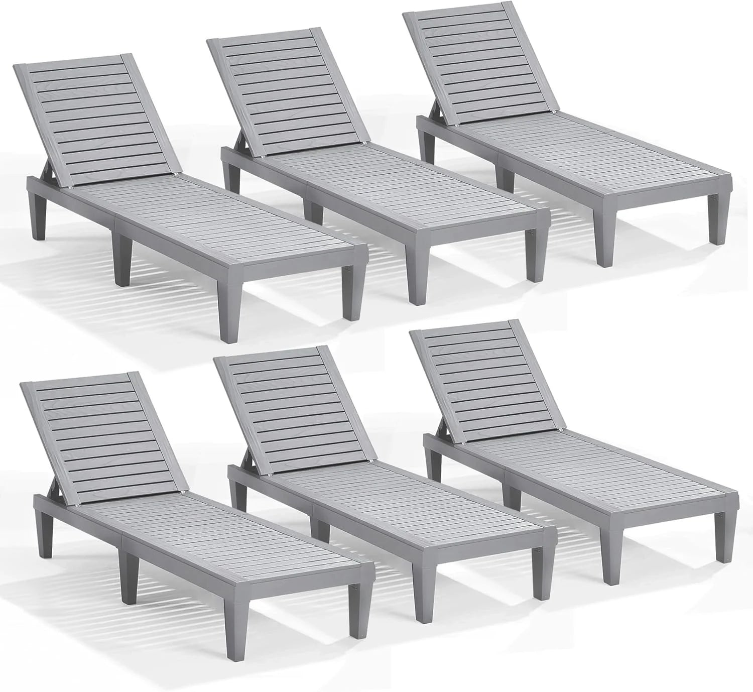 Nestl Lounge Chair Outdoor, Tanning Chair, Chaise Lounge Outdoor Set of 2, 5 Adjustable Positions bifanuoyard - Image 33