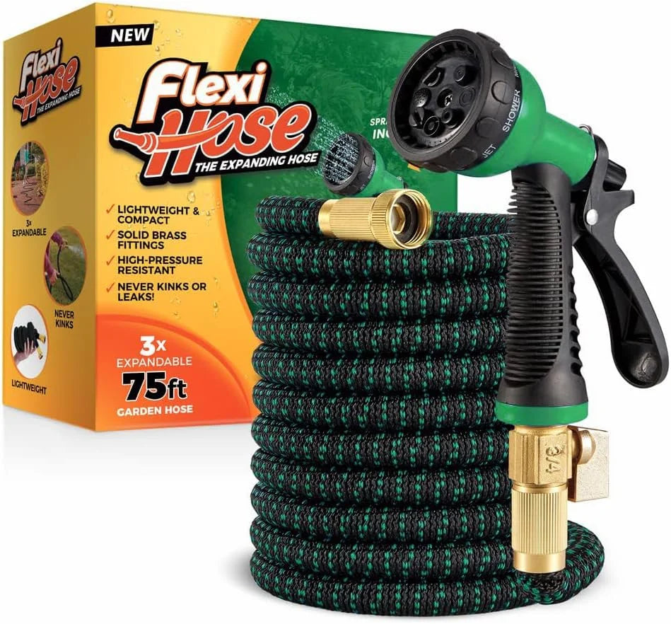 New Arrivals Hose with 8 Function Nozzle, 50FT " Lightweight Expandable Garden Hose, No-Kink Flexibility - Image 4