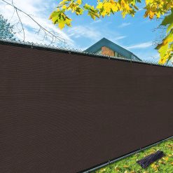 iCover 4x50ft Privacy Screen Fence, Outdoor Fencing Panels, Garden Windscreen Mesh Shade Sail Net Barrier