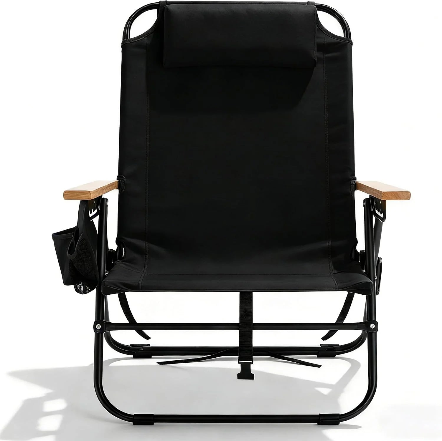 Canpsky 2 Pack Premium 5-Position Reclining Camping Chair, Portable Folding Lightweight Outdoor Chair with Wooden bifanuoyard - Image 3