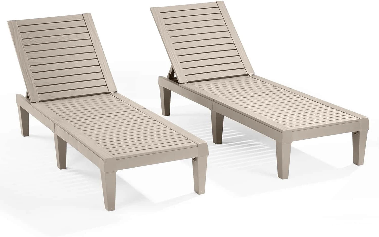 Nestl Lounge Chair Outdoor, Tanning Chair, Chaise Lounge Outdoor Set of 2, 5 Adjustable Positions bifanuoyard - Image 11