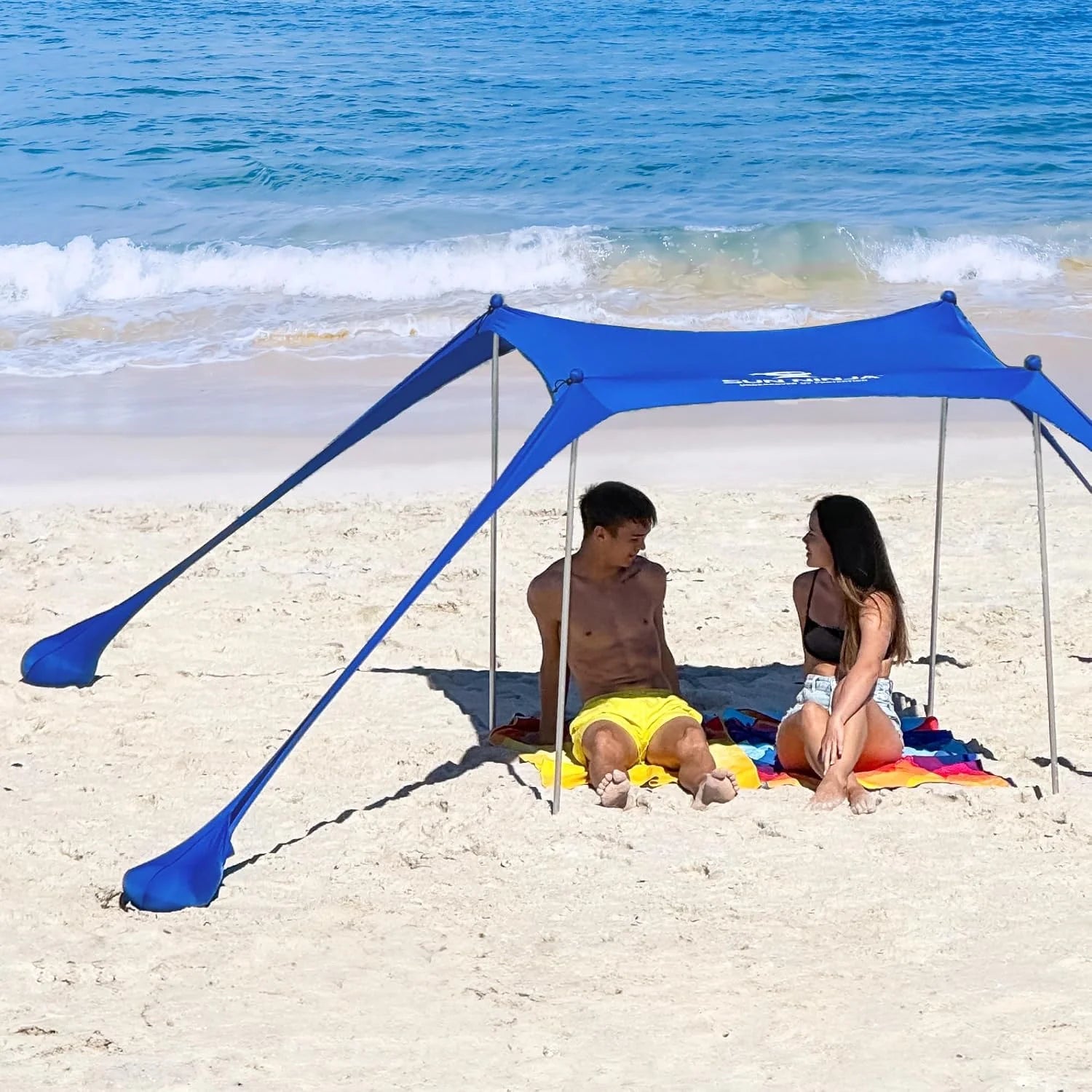 New Arrivals Ninja Beach Tent Sun Shelter UPF50+, Easy Pop Up Beach Canopy - Image 3