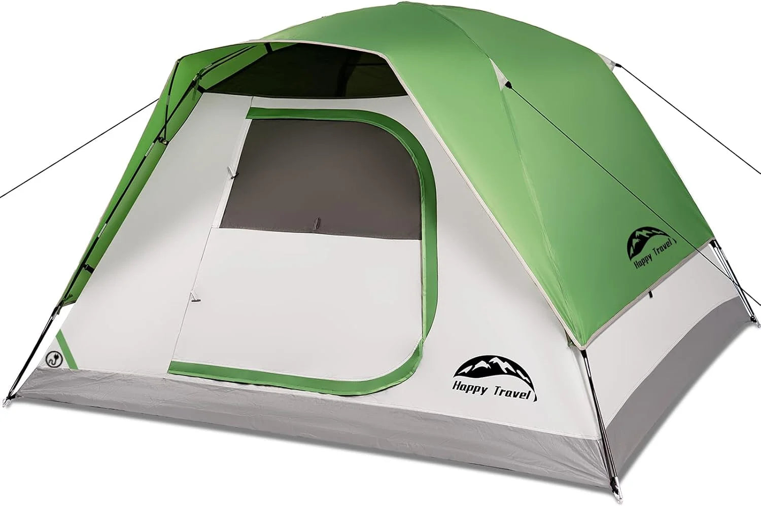 Happy Travel Camping Tent, 4/6 Person Dome Tents for Camping with Rainfly, Waterproof Clip Easy Setup Portable Family bifanuoyard - Image 3