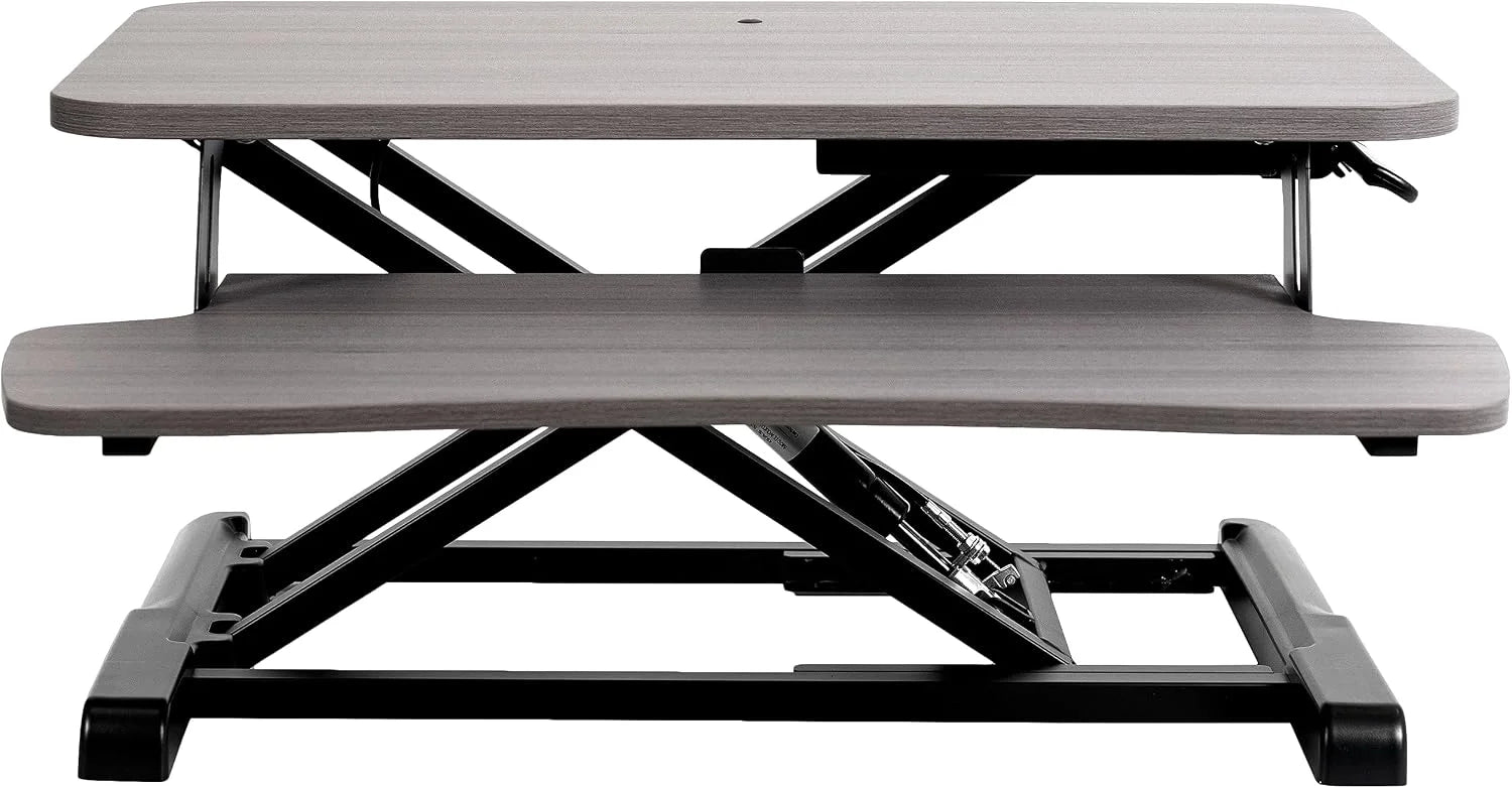 New Arrivals 32 inch Desk Converter, K Series, Height Adjustable Sit to Stand Riser, DESK-V000K - Image 19