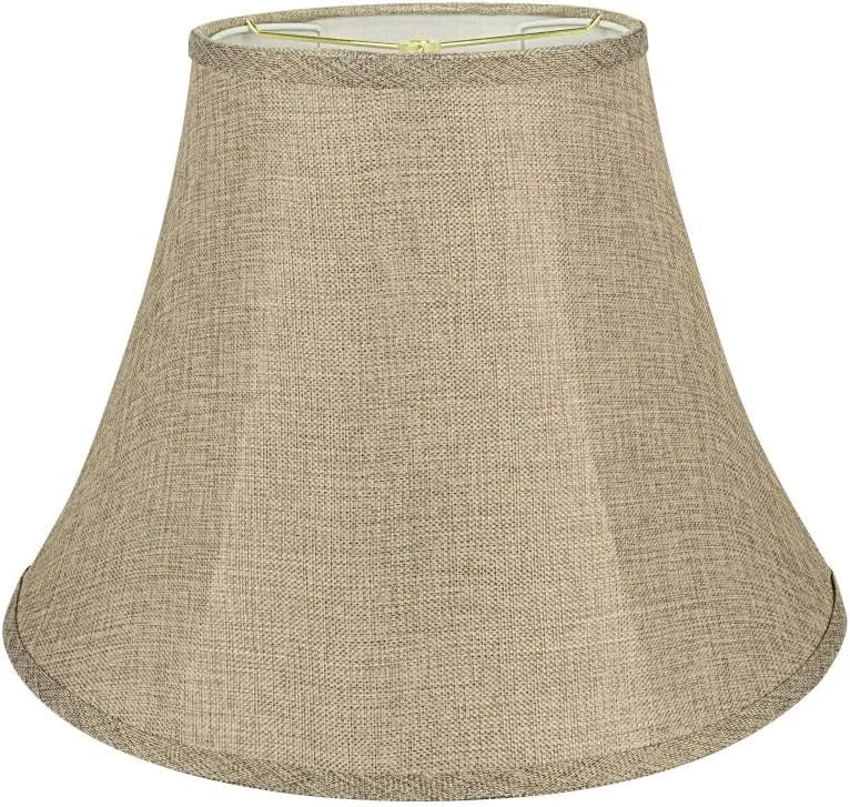 Aspen Creative 38001A Collapsible Traditional Handsewn Bell Shape Spider Construction Lamp Shade in Wheat bifanuoyard - Image 3