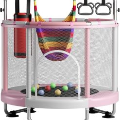 Alternative view of New Arrivals 55 Trampoline for Kids with Enclosure