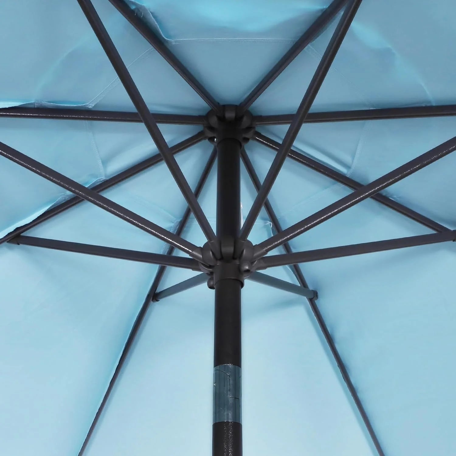 Blissun 9′ Outdoor Patio Umbrella, Outdoor Table Umbrella, Yard Umbrella, Market Umbrella with 8 Sturdy Ribs