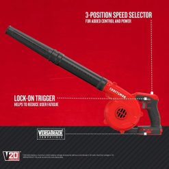 New Arrivals V20 Cordless Leaf Blower, 125 mph, Bare Tool Only (CMCBL0100B)