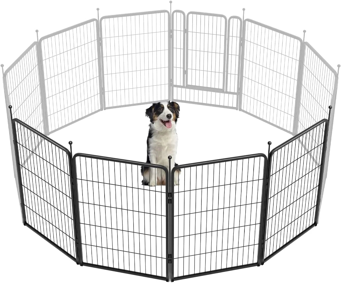 New Arrivals Rollick Dog Playpen, Indoor, 24 H, 8 Panels - Image 87