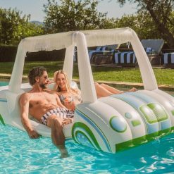Alternative view of New Arrivals Giant Inflatable Luxury Golf Cart Pool Float, Two Cup Holders