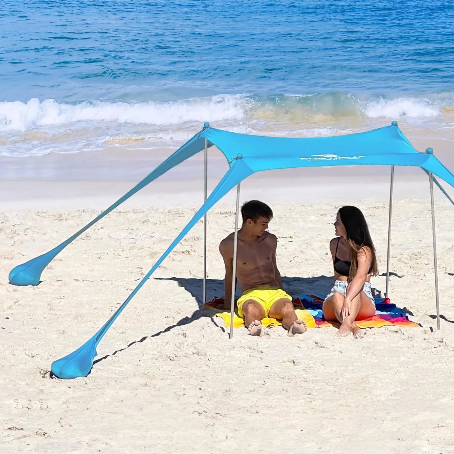 New Arrivals Ninja Beach Tent Sun Shelter UPF50+, Easy Pop Up Beach Canopy - Image 9
