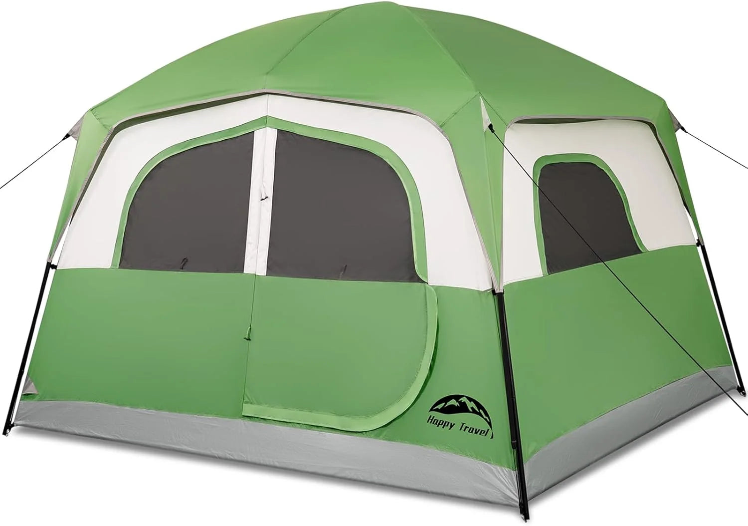 Travel Tent 6 Person Tents for Camping, Waterproof Easy Setup Camping Tent with Rainfly - Image 4