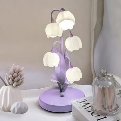 Alternative view of New Arrivals Flower Lamp for Home, 3-Color Temperature, Bedside Vintage Table Lamps