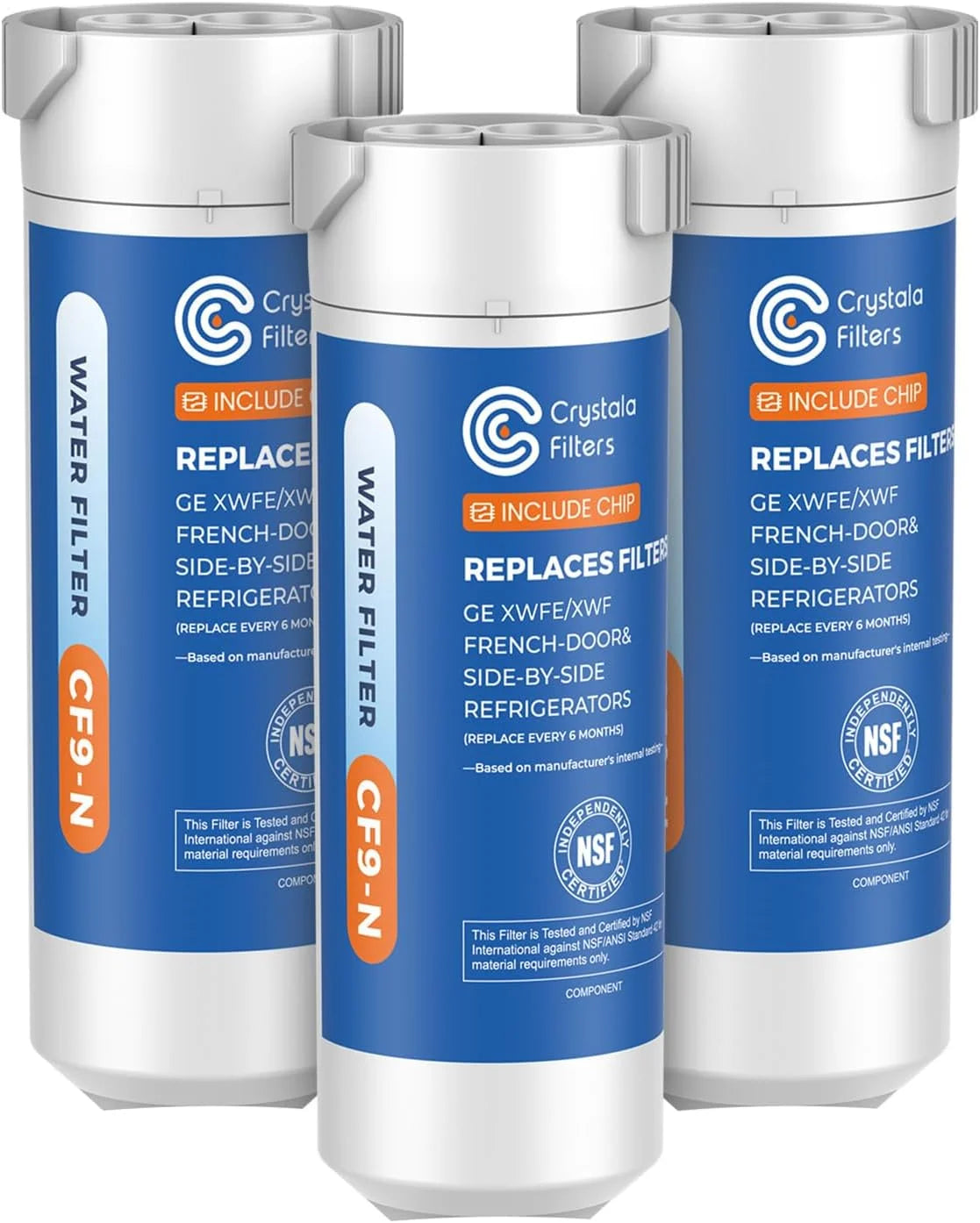 New Arrivals Filters XWFE (Built-in CHIP) Refrigerator Water Filter 2-Pack " For Home Projects - Image 3
