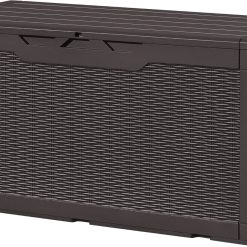 New Arrivals 78 Gallon Deck Box, Waterproof Resin Outdoor Storage Box