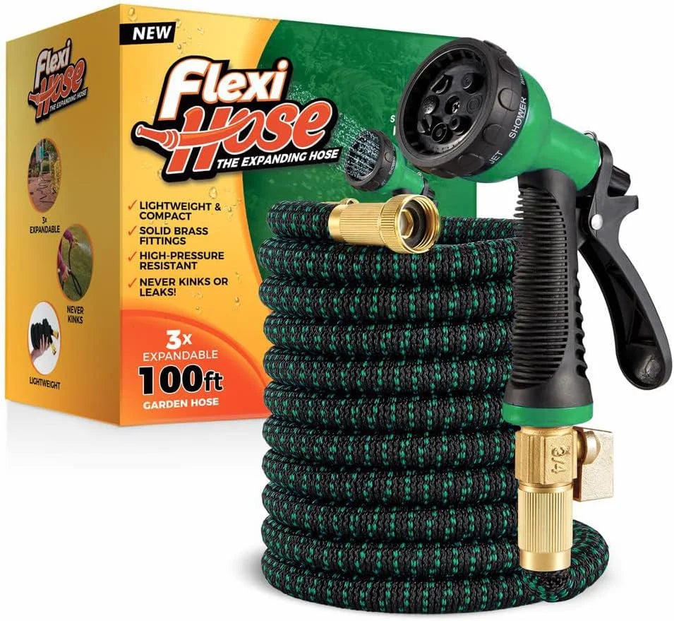 New Arrivals Hose with 8 Function Nozzle, 50FT " Lightweight Expandable Garden Hose, No-Kink Flexibility - Image 5
