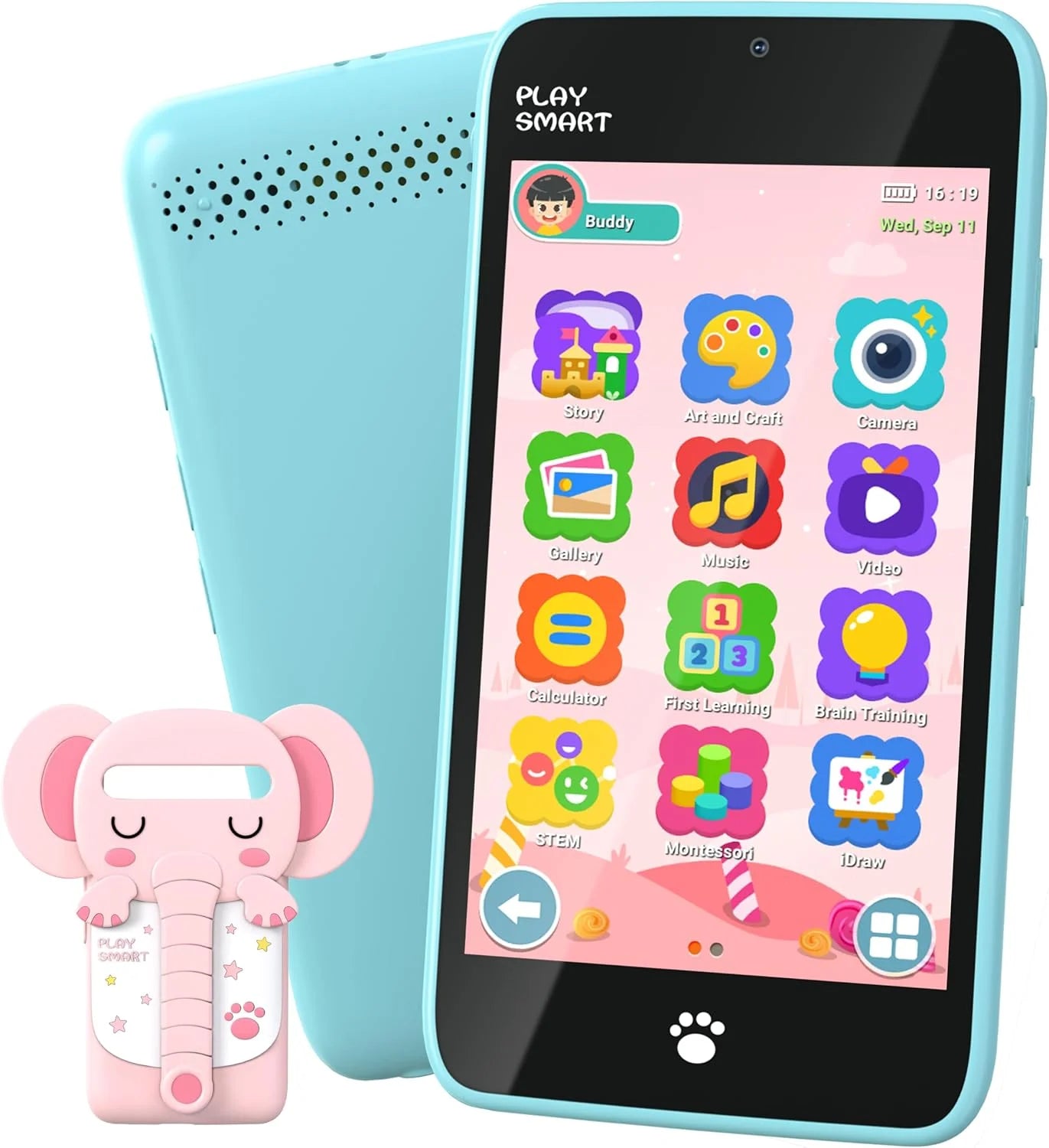 New Arrivals Kids Toys Smart Phone, 16GB 3.97 Kids Phone, 220+ Games Toddler Toy " For Home Projects - Image 3