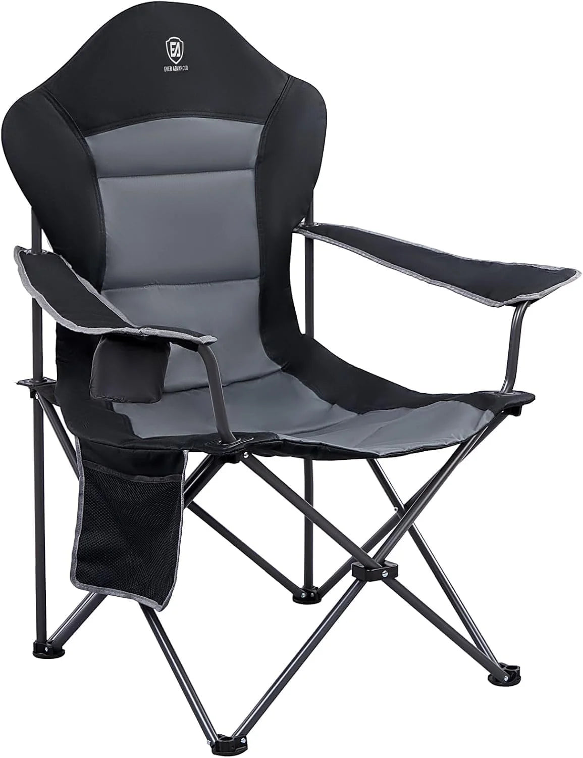 EVER ADVANCED Folding Camping Chair with High Back Padded 2 Pack Oversized Portable Lawn Chairs Lightweight Sturdy Steel bifanuoyard - Image 2