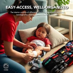 Alternative view of New Arrivals First Aid Kit, Well-Organized Premium Waterproof Compact Trauma Medical Kits for Any Emergencies