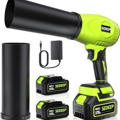 New Arrivals Leaf Blower Cordless with Battery and Charger, 980, 000 RPM, Extended Nozzle