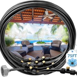 Alternative view of New Arrivals Portable Misting Systems, Outdoor Water Cooling Misters Set with 5200mAh Water Pump, 5.8GAL/22L Bucket