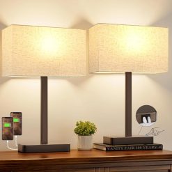 Alternative view of Hong-in Touch Lamps, Dimmable, Grey Modern Table Lamp for Night Stands bifanuoyard